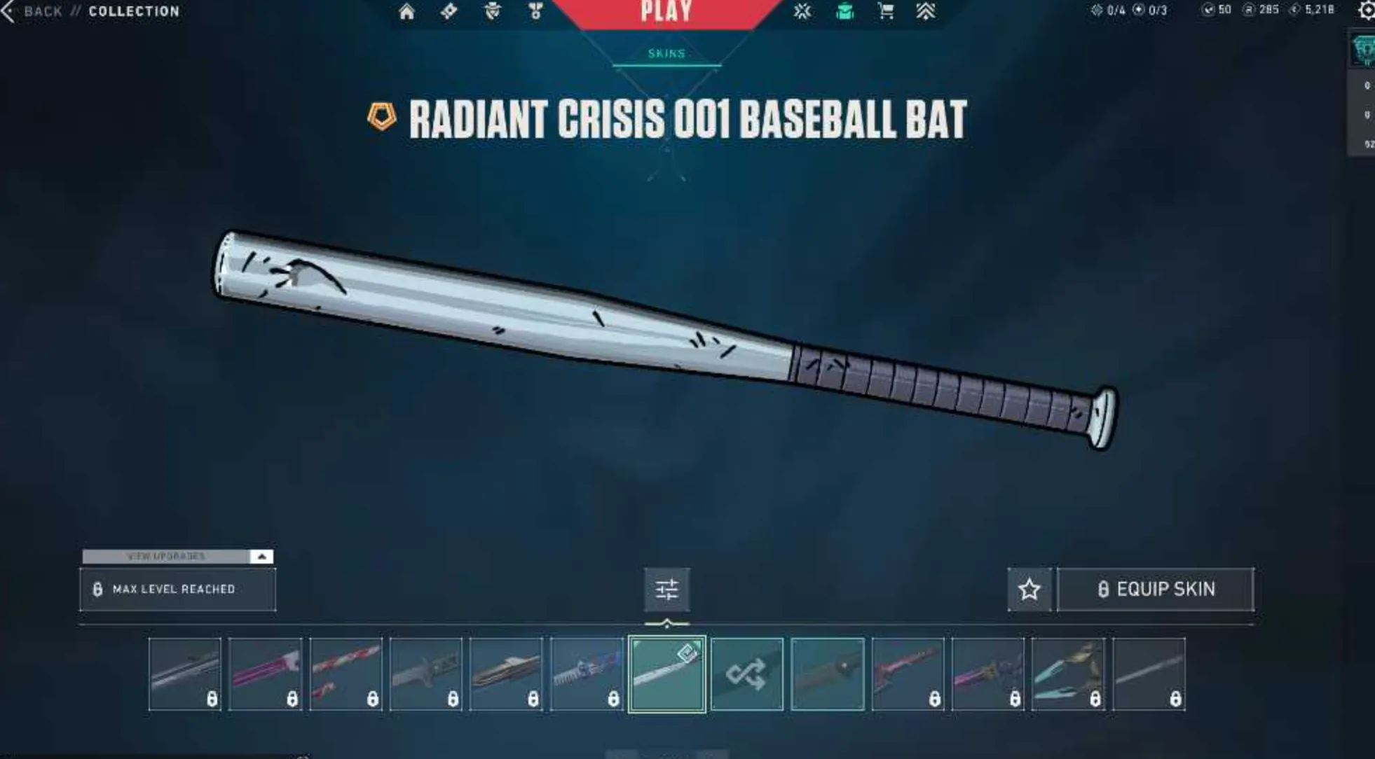 Radiant Crisis 001 Baseball Bat